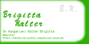 brigitta malter business card